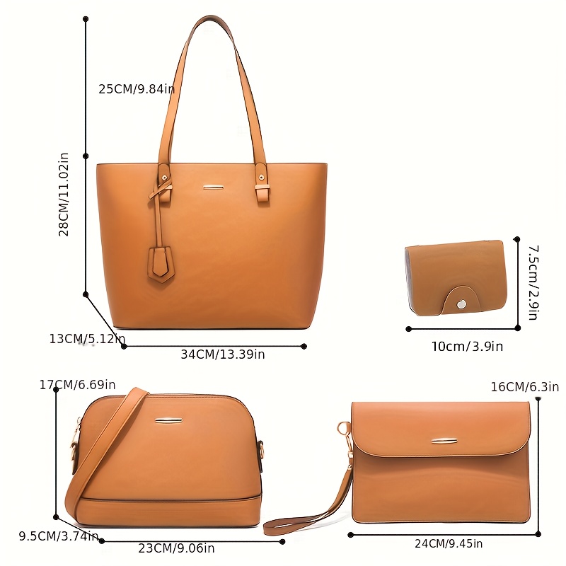 4pcs Fashion Women's Bag Sets  - Women Bags Leather recension och pris