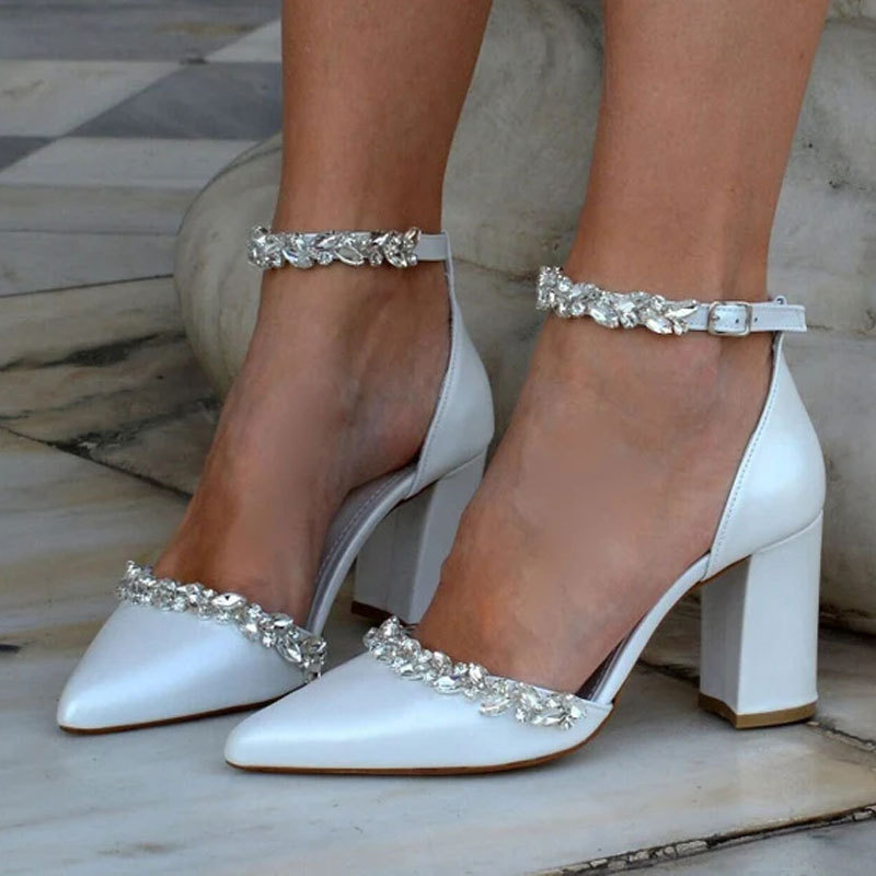 Pointed High Heel Thick Heel S - Women Bags And Shoes recension och pris