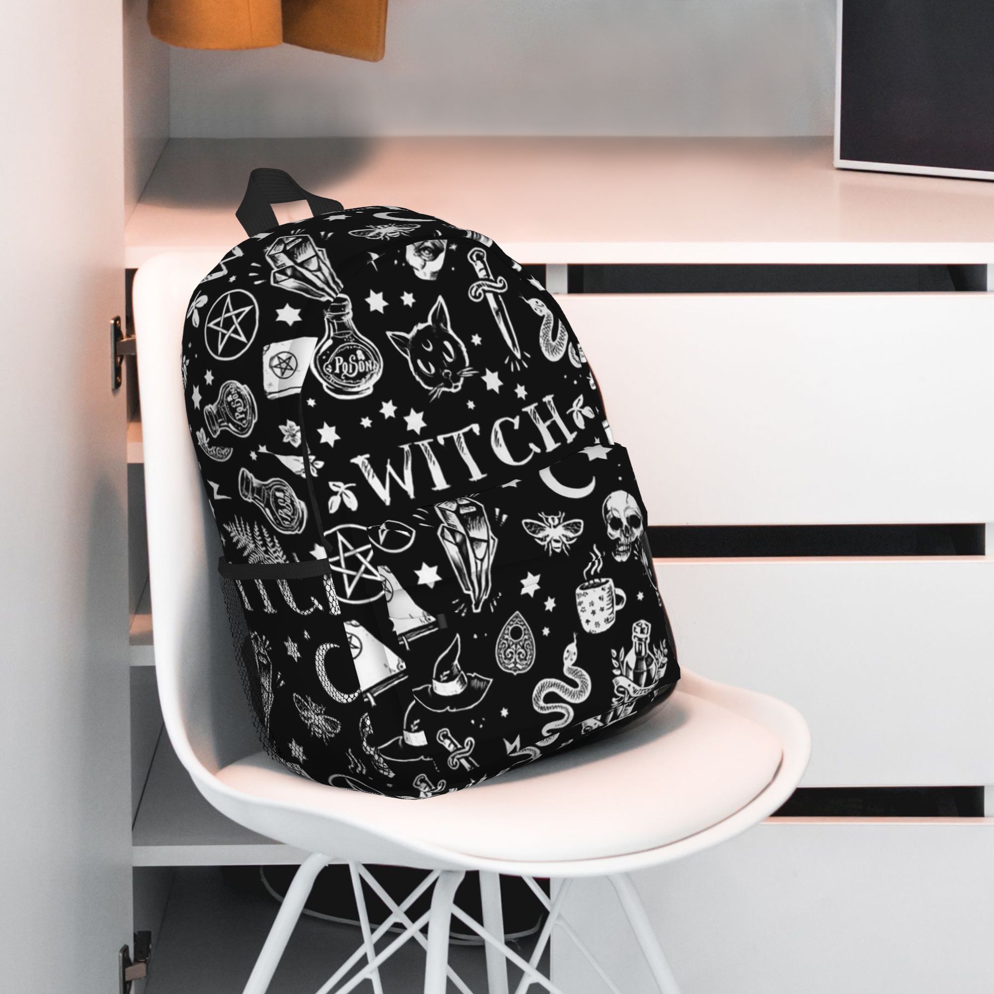 Skull Cat Moon Gothic Design B - Women Bags Designer Sale recension och pris